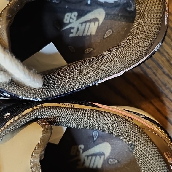 Patchwork Paisley Sneakers in Black and Tan - Picture 15 of 16